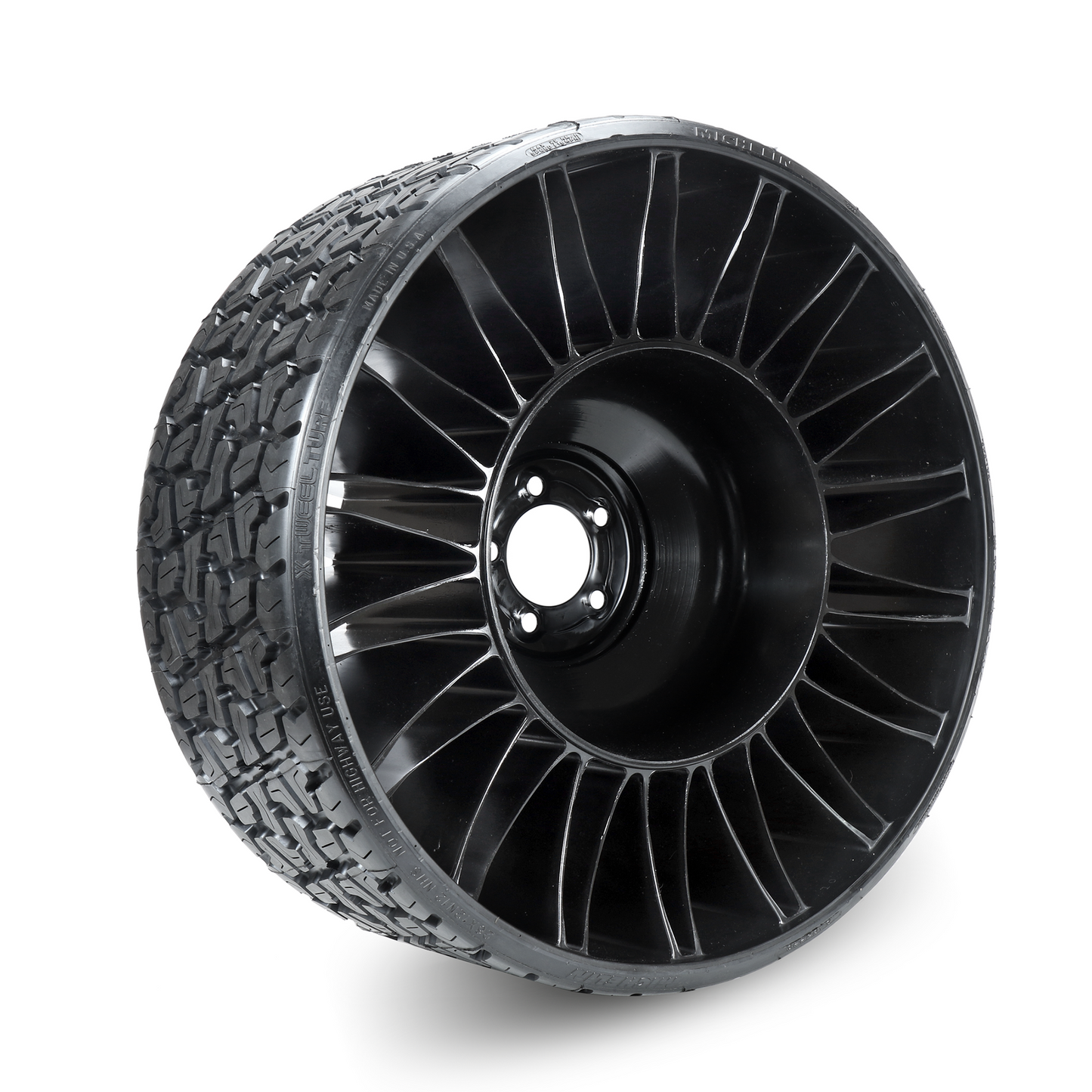 26x12N12XLMichelinXTweelTurfXLAirlessRadial5x4.5"(-2.2"Offset)