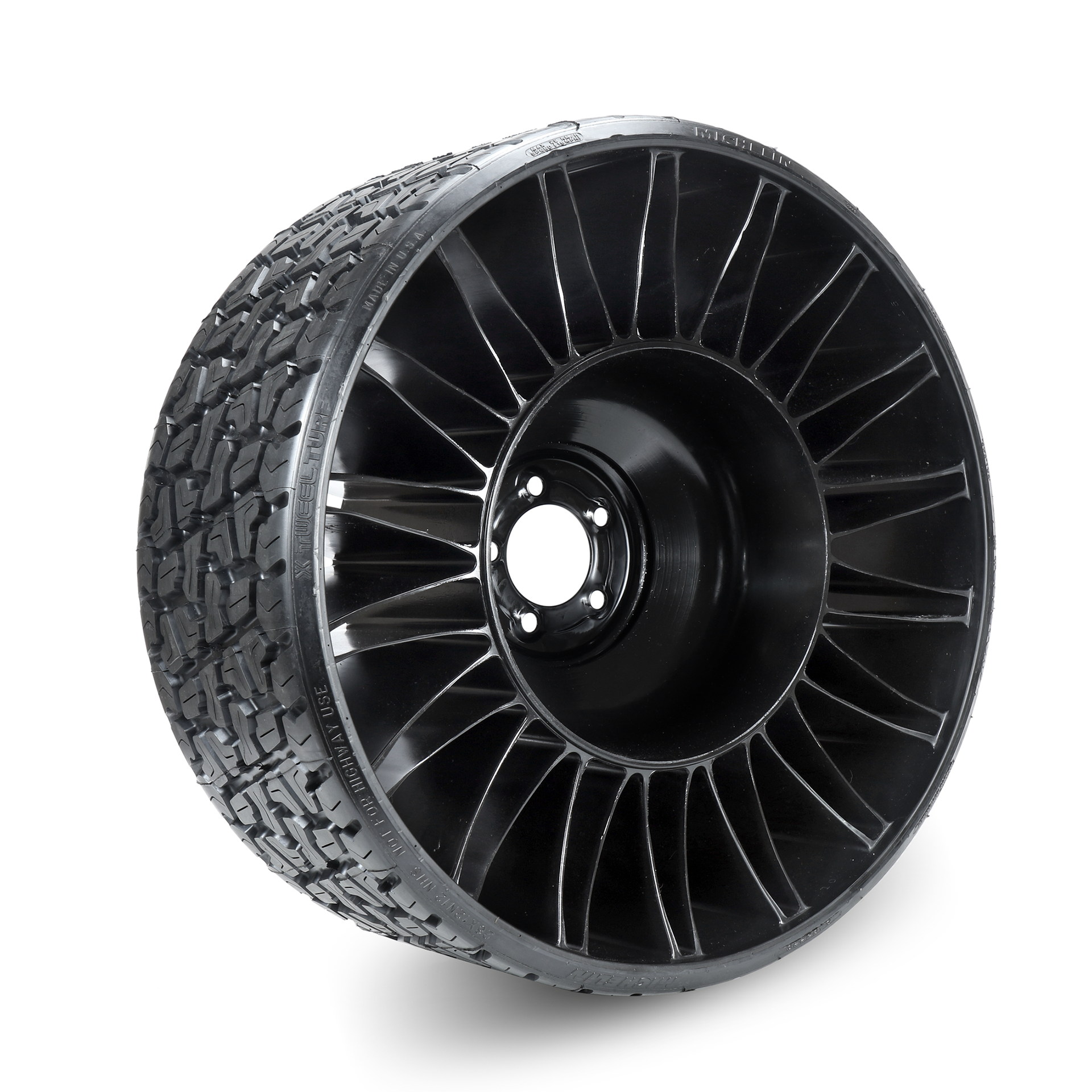 26x12N12XLMichelinXTweelTurfXLAirlessRadial5x4.5"(-2.2"Offset)