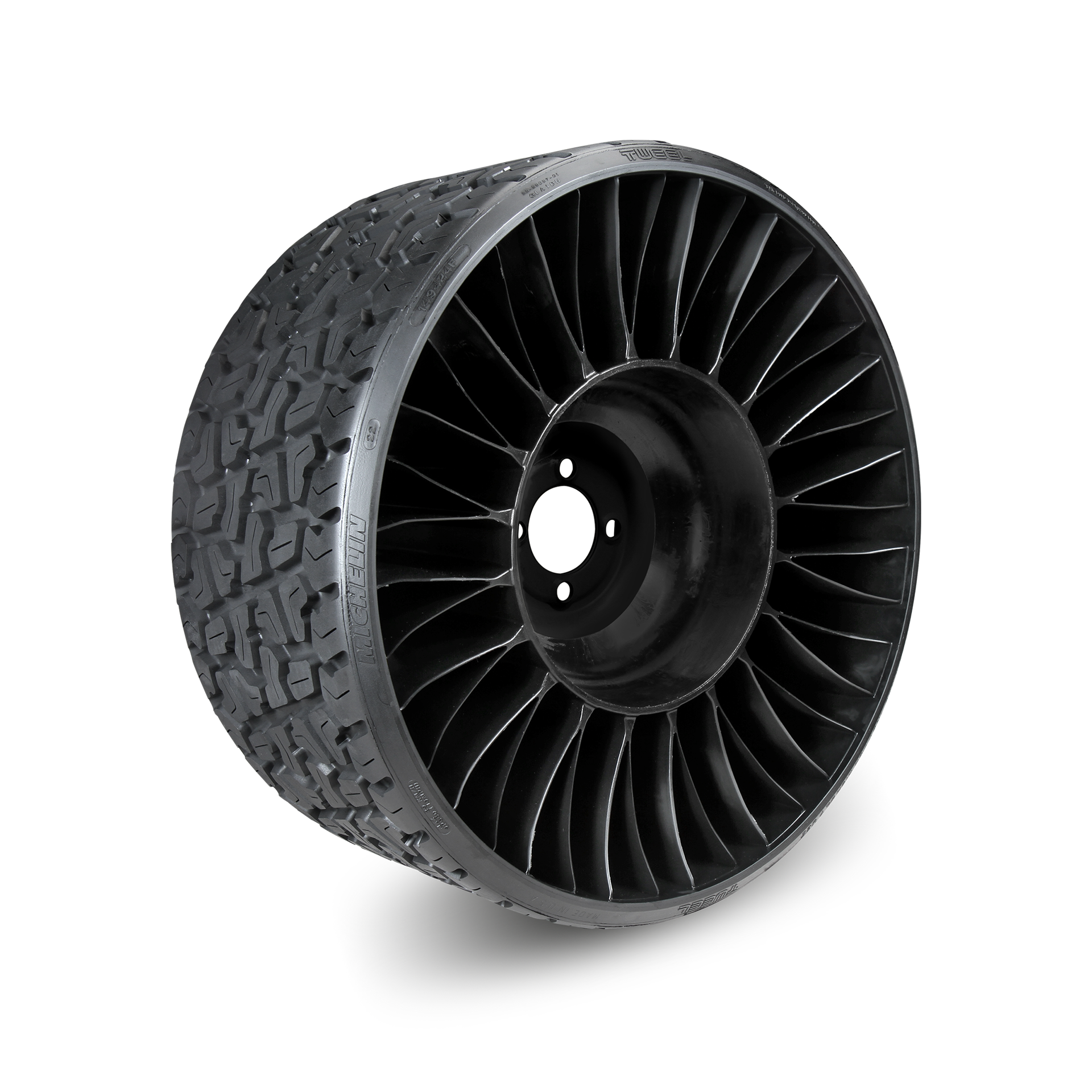 22x11N12XLMichelinXTweelTurfXLAirlessRadial4x4"(-1.1"Offset)